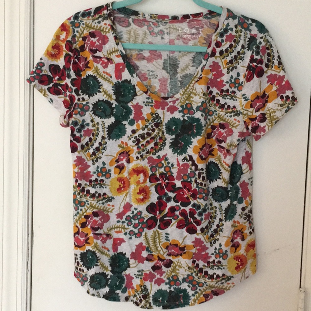LOFT floral tee